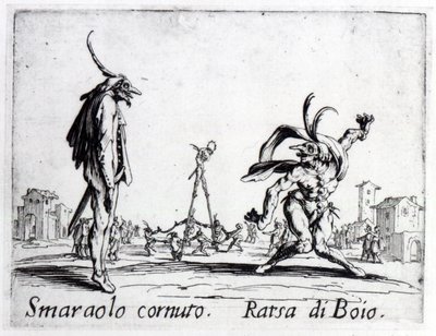 Balli de Sfessania, c.1622 by Jacques Callot